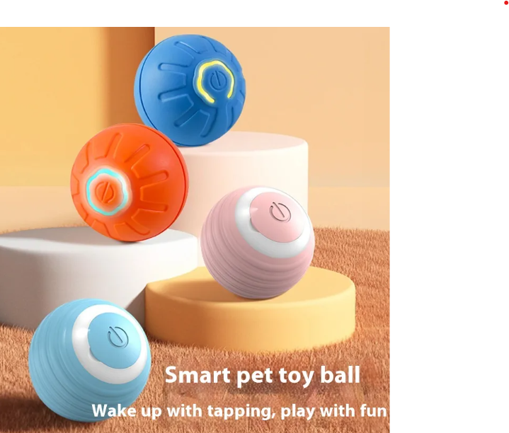Interactive Smart Dog Toy Ball – Auto-Rolling