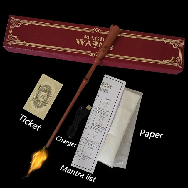 Fire-Breathing Magic Wand – Real Flame Effect