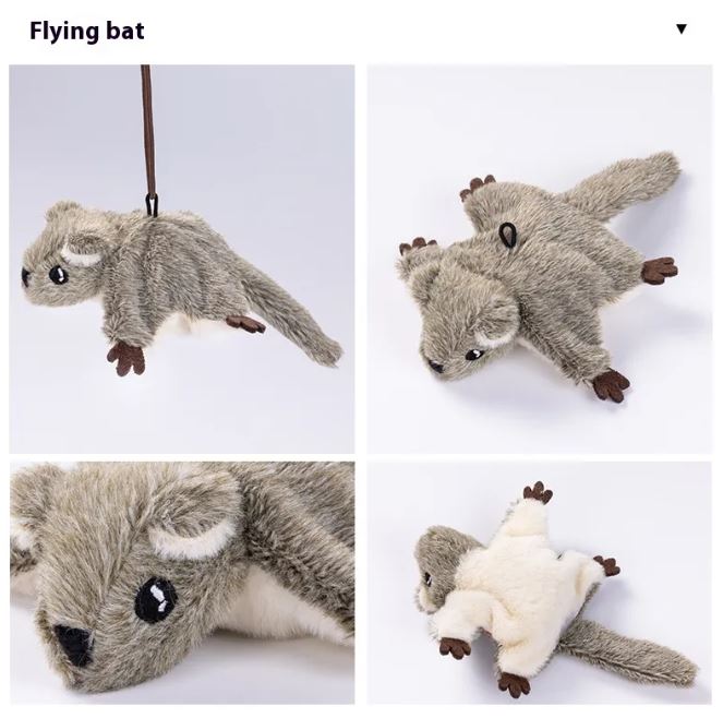 Flapping Bird Cat Toy – Interactive Feather Wand