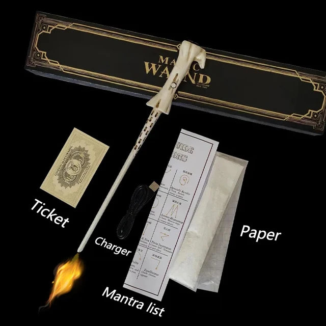Fire-Breathing Magic Wand – Real Flame Effect