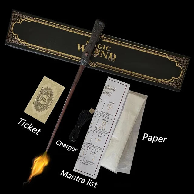 Fire-Breathing Magic Wand – Real Flame Effect