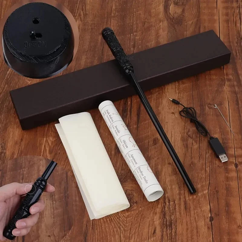 Fire-Breathing Magic Wand – Real Flame Effect