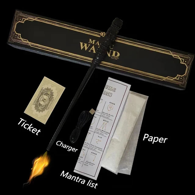 Fire-Breathing Magic Wand – Real Flame Effect